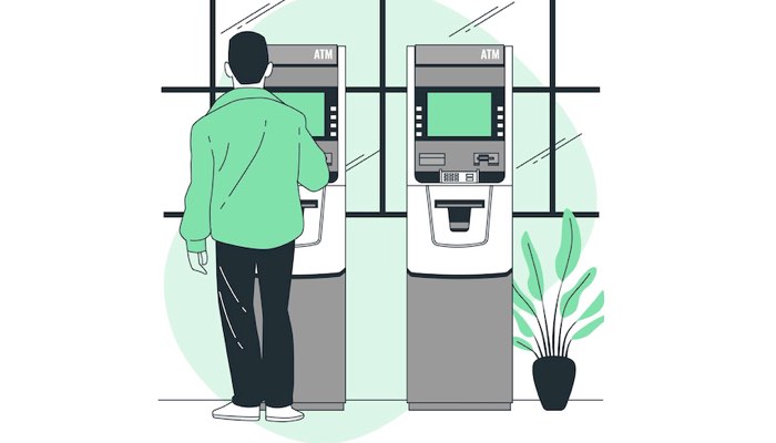 Overdraft NetSpend Card at an ATM