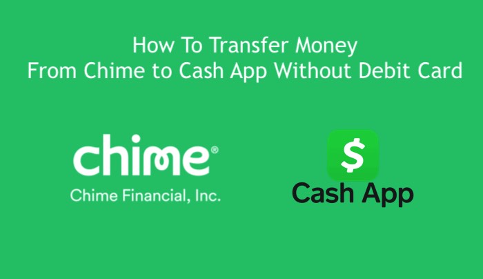 Transfer Money From Chime to Cash App Without Debit Card