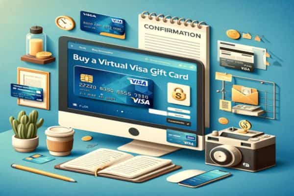 Buy a virtual Visa gift card with a bank account and enjoy fast, easy, and secure online payments. Learn how to get one in minutes and save money on fees and exchange rates. Buy now and get a bonus gift card!